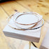 Rose Gold Hammered Cuff